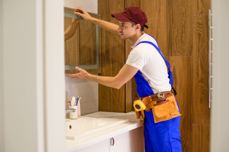 Bathroom Storage Installation